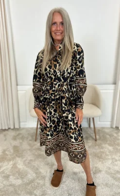 Marta Du Chateau Kjole - Flores - Nero