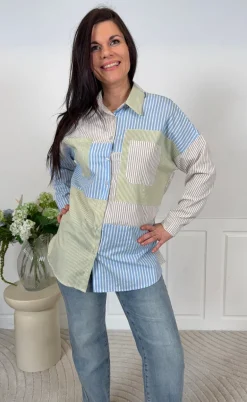 Marta Du Chateau Skjorte - Blandine - Multi Beige