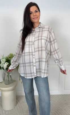 Marta Du Chateau Skjorte - Faustina - Beige