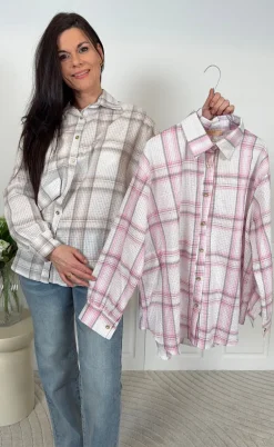 Marta Du Chateau Skjorte - Faustina - Beige