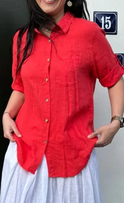 Marta Du Chateau Skjorte - Kiara - Red