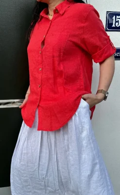 Marta Du Chateau Skjorte - Kiara - Red