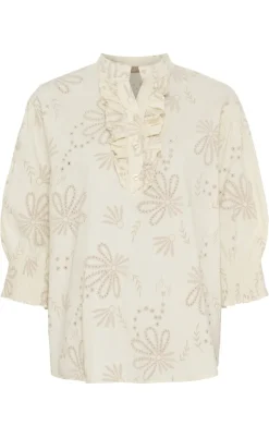 Marta Du Chateau Skjorte - Linda - Beige