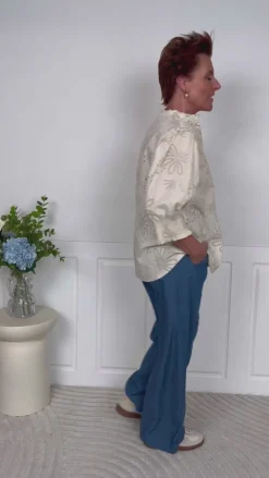 Marta Du Chateau Skjorte - Linda - Beige