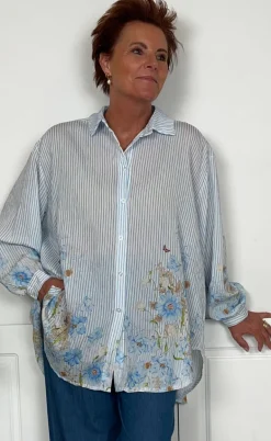 Marta Du Chateau Skjorte - Patricia - Celeste