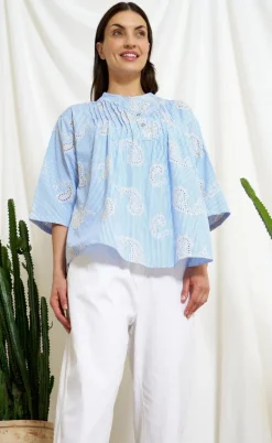 Marta Du Chateau Skjorte - Tilda - Celeste