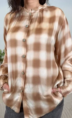 Marta Du Chateau Skjorte - Sylvia - Camel