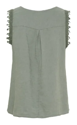 Marta Du Chateau Top - Holly - Military