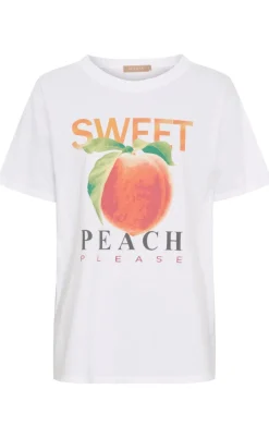 Marta Du Chateau T-shirt - Inge - White Peach