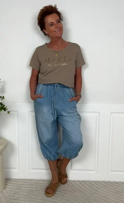 Marta Du Chateau T-shirt - Jeanette - Sand