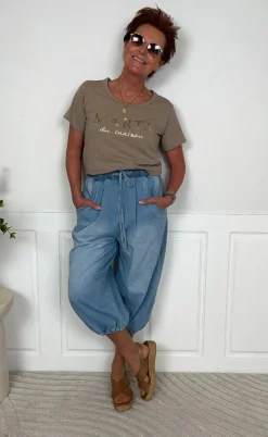 Marta Du Chateau T-shirt - Jeanette - Sand