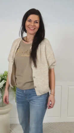 Marta Du Chateau T-shirt - Jeanette - Sand