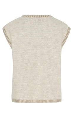 Marta Du Chateau Vest - Antonine - Beige/LightCamel