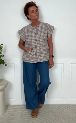 Marta Du Chateau Vest - Loretta - Blue