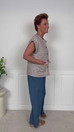 Marta Du Chateau Vest - Loretta - Blue