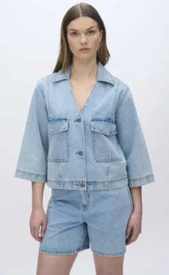 Moves Skjorte - Amarie - Light Blue