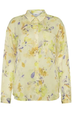 Moves Skjorte - Lenora - Pastel Yellow