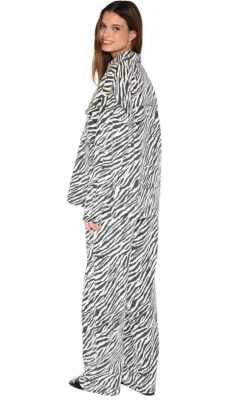 Moves Skjorte - Noliana Zebra Denim - Black