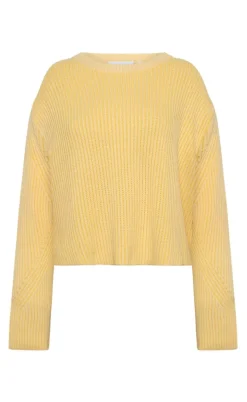 Moves Striktrøje - Colina Jumper - Pastel Yellow