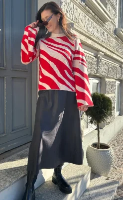 Moves Striktrøje - Dania - Fiery Red