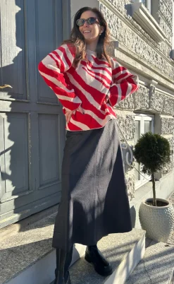 Moves Striktrøje - Dania - Fiery Red