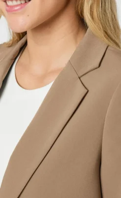 Neo Noir Blazer - Avery Suit - Dusty Brown