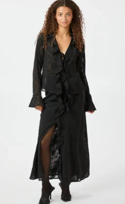 Neo Noir Bluse  - Anika - Black