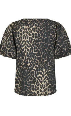 Neo Noir Bluse - Irina - Leopard