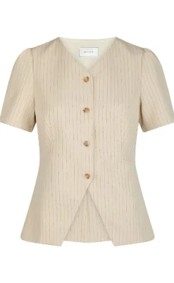 Neo Noir Bluse - Jules - Sand