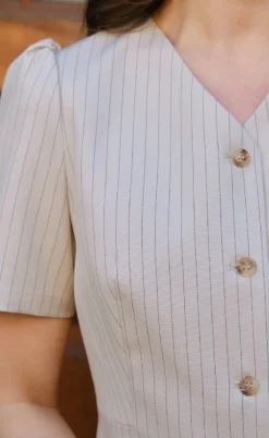 Neo Noir Bluse - Jules - Sand