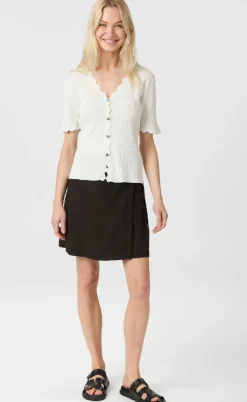 Neo Noir Bluse - Larifa Stitch - White