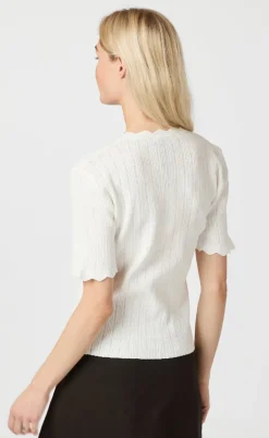 Neo Noir Bluse - Larifa Stitch - White