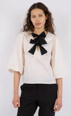 Neo Noir Bluse - Lorraine - Ivory