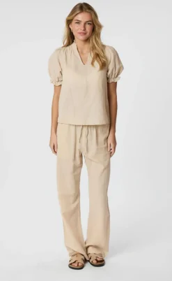 Neo Noir Bluse - Odesa Linen - Sand