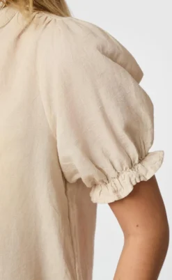 Neo Noir Bluse - Odesa Linen - Sand