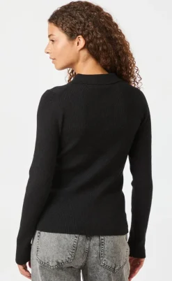 Neo Noir Bluse - Panama Knit - Black