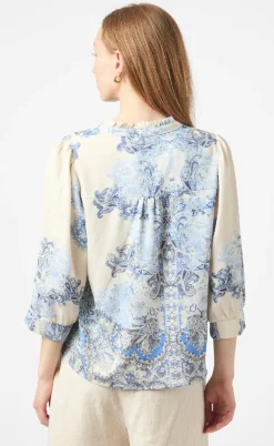 Neo Noir Bluse - Roselle Artist - Powder Blue