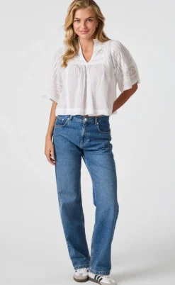 Neo Noir Bluse - Siama S Voile - White