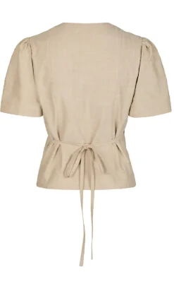 Neo Noir Bluse - Simoni Stripe - Sand