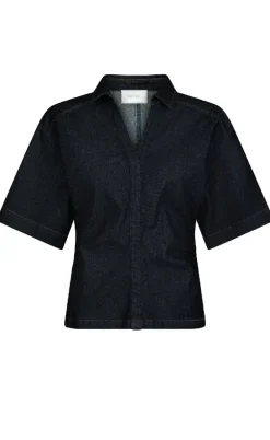 Neo Noir Bluse - Spenda - Dark Blue