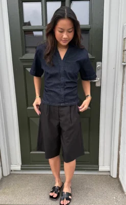 Neo Noir Bluse - Spenda - Dark Blue