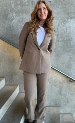 Neo Noir Bukser - Alice Suit - Dusty Brown