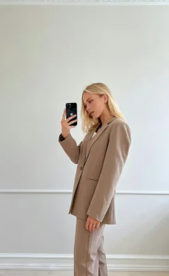 Neo Noir Bukser - Alice Suit - Dusty Brown