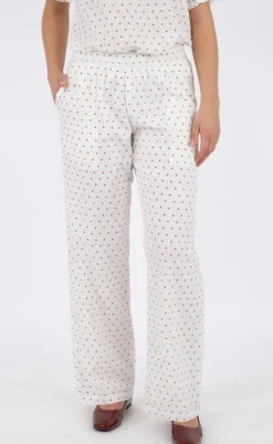 Neo Noir Bukser - Astra Heart - White