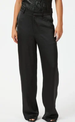 Neo Noir Bukser - Emmett Heavy Sateen - Black