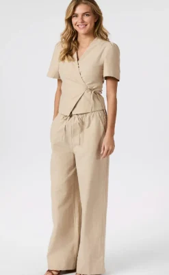 Neo Noir Bukser - Heifa Stripe - Sand