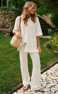 Neo Noir Bukser - Rizzy Chrochet - Off White