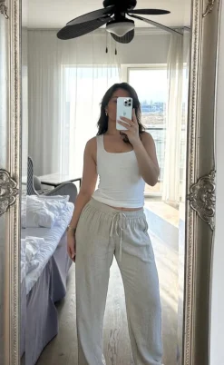 Neo Noir Bukser - Sonar Linen - Sand