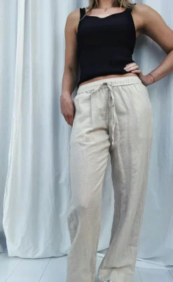 Neo Noir Bukser - Sonar Linen - Sand