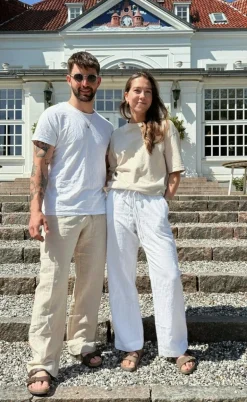 Neo Noir Bukser - Sonar Linen - Sand